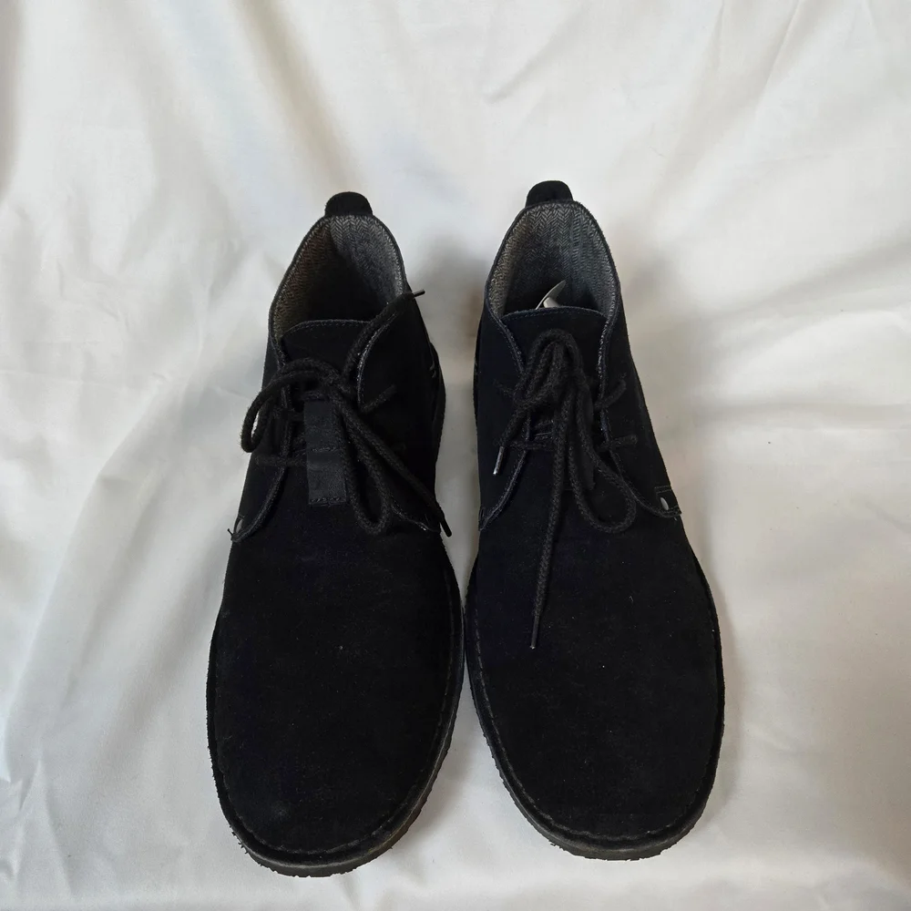 Rocket Dog Men's Y2K Black Esquire Classic Business‎ Casual Chukka Boots 13 Vtg